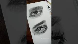 2630😍 Realistic Eye Portrait sketch trending shorts [upl. by Storer779]