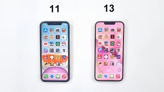 iPhone 11 vs iPhone 13  2024 Speed Test Comparison [upl. by Alraep]