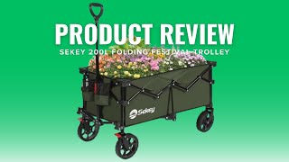 Sekey 200L Folding Festival Trolley REVIEW Is This the Best Outdoor Gear You Need festivaltrolly [upl. by Rosenquist140]