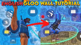 ENGLISH TUTORIAL Perfect Gloo Wall Like White FF Maxado Ruok Dack FF etc 😍🦶🏼❄️ [upl. by Gavrilla]