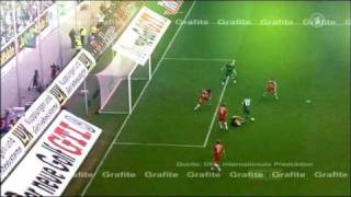 Grafite goal vs Bayern Munich w English commentary [upl. by Nelg]