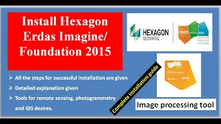 How to install Hexagon ERDAS IMAGINE Foundation 2015 [upl. by Kristen]