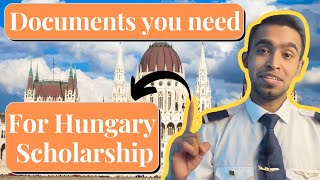 Documents for Stipendium Hungaricum Scholarship  Full Funded Scholarship in Hungary  Part 2 [upl. by Eniahpets]