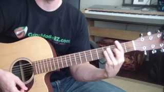 Milky Chance  Stolen Dance  Guitar Tutorial THE GUY FROM MILKY CHANCE HAS REALLY COOL HAIR [upl. by Aivull364]