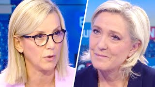 Marine Le Pen  quotSi les Français nous font confiance nous arriverons sur un champs de ruinesquot [upl. by Latrell472]