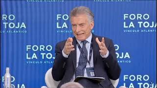 Mauricio Macri en el Foro LaToja 2022 [upl. by Lynna443]