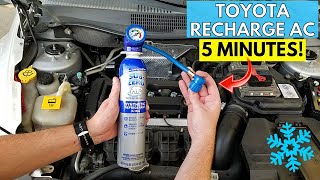 Properly Recharge Your Cars Air Conditioning AC System in LESS than 5 Minutes  Toyota  Lexus [upl. by Rebna]