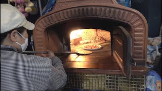 며느리가 알려준 화덕 피자 만드는법 모든 재료는 이태리산 굽는곳은 인천 Napoli style Custom made Traditional oak wood oven pizza [upl. by Raffaj]