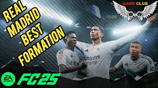 EA FC 25 REAL MADRID BEST FORMATION بهترین ترکیب رئال مادرید اف سی 25 eafc25 PS5 XBOX gaming [upl. by Cortie]