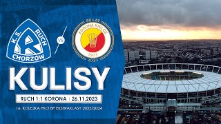 KULISY Ruch Chorzów  Korona Kielce 26112023 [upl. by Asilej157]