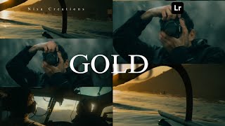 CINEMATIC GOLD  LIGHTROOM MOBILE PRESET FREE DOWNLOAD [upl. by Robenia]