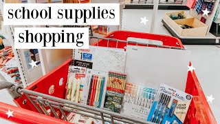 back to school supplies shopping vlog  giveaway 20202021 [upl. by Euqirdor289]