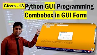 Python GUI 13 Combobox in tkinter [upl. by Oag]