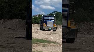 Machine dump truck fully loaded CATcat dumptruck dump truck trucking dumpers [upl. by Iphigeniah]