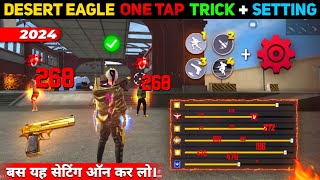 Desert Eagle One Tap Headshot Trick  Free Fire Me Headshot Kaise Mare  Khuni Gamers [upl. by Ahsinrev428]