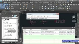 CIVIL 3D  Formatting points using description keys  Video013 [upl. by Drauode]