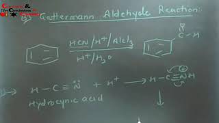 Gattermann koch formylation amp formation of Aldehyde group [upl. by Gnud]