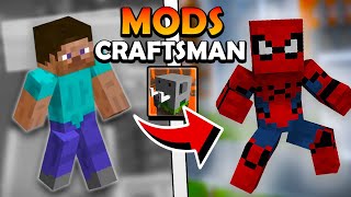 COMO INSTALAR MODS EN CRAFTMAN FACIL 👍ACTUALIZADO [upl. by Ayotac]