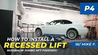 How to Install a Recessed Lift with Mike F Part 4  Nussbaum Jumbo HF7 Finished [upl. by Otte954]