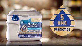 Similac® 360 Total Care® has our exclusive blend of 5 HMO prebiotics [upl. by Awjan]