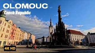 OLOMOUC Czech Republic Walking Tour  Winter 2024 [upl. by Schoening]