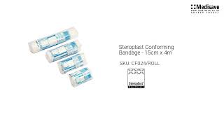 Steroplast Conforming Bandage 15cm x 4m CF024 ROLL 1920x1080 [upl. by Eward]