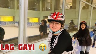 Hafsa aur Fizzah Gir Gayin Ice skating Pe  Shaheer khan vlogs [upl. by Aksel885]