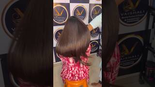 Hair smoothing shortvideo highlookbridalhairlook reelsinstagram hair hairtransformation [upl. by Airekahs183]