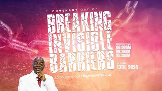 COVENANT DAY OF BREAKING INVISIBLE BARRIER SERVICE  13 OCTOBER 2024  FAITH TABERNACLE OTA [upl. by Aserahs]