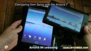 Arnova 84 Tablet unboxing Rockchip 2818 84 inches 4 GB [upl. by Elianore86]