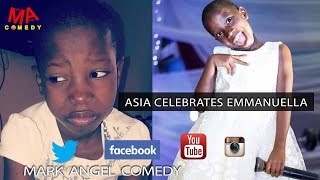 ASIA CELEBRATES EMMANUELLA OF Mark Angel Comedy [upl. by Asirehc]