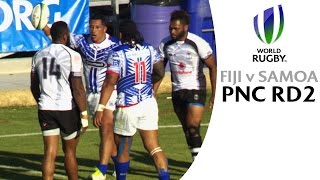 Samoa v Fiji  PNC Tries amp Highlights [upl. by Akenal]