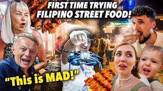 British Parents React to FILIPINO STREET Food at INSANE Night Market [upl. by Fonseca358]