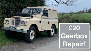 Land Rover Series 3 Gearbox Repair  Detent Spring Replacement [upl. by Niattirb924]