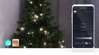 Nedis Smart Christmas Lights Warm White  WIFILX01W [upl. by Eiramaliehs]