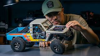 Custom RC Crawler Baja Rig Killerbody LC70 Meets SCX10 III  Full Handmade Review [upl. by Campy]