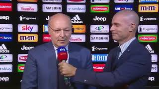 Marotta annuncia in diretta laddio alla Juve [upl. by Eitisahc261]