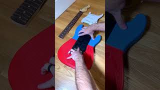 3D Printed 🎸😎🤘🏻 Subscribe for build updates 3dprinted stratocaster guitar custom [upl. by Sunny]