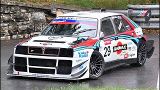 700Hp Lancia Delta Integrale Evo  BRUTAL Turbo Sound amp Flames [upl. by Anawaj]