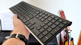 Arteck Wireless Keyboard Stainless Steel  Review amp Setup [upl. by Eronaele]