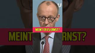 Meint Merz es ernst [upl. by Gusba55]