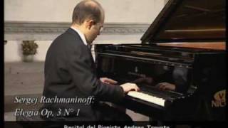 S Rachmaninoff Elegie Op 3 N° 1  Andrea Trovato piano [upl. by Lekram]