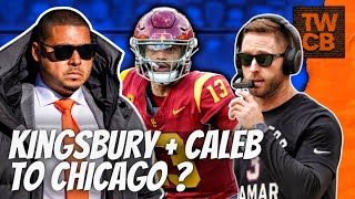 Does Bears Interviewing Kliff Kingsbury Mean Caleb is Their QB Choice [upl. by Ecyrb]