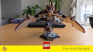 🎧 LEGO 76406 Harry Potter Hungarian Horntail Dragon postbuild thoughts [upl. by Valera697]