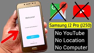 Samsung J2 Pro J250 FRP Bypass Without PC [upl. by Nanni265]