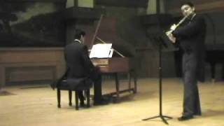 Sonata BWV 1034 J S Bach  Andante [upl. by Sivam331]