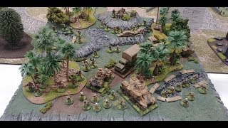 Bolt Action 123 Clawcon game 3 Gurkhas vs Germans [upl. by Glialentn]