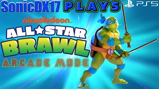 Nickelodeon All Star Brawl PS5 Leonardo Arcade Very Hard No Continues [upl. by Ognimod]