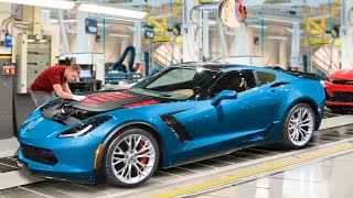 Tour of Billion  US Factory Producing the Powerful Corvette C7 Production Line [upl. by Adnilg]