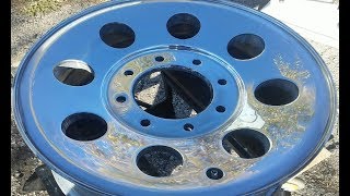 How To Sand And Polish Aluminum Rim To Mirror Finish [upl. by Fe478]